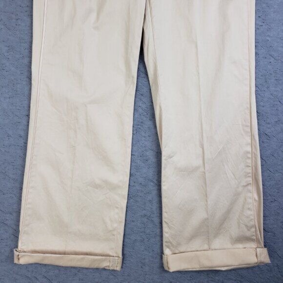 ESCADA Sport Pants Trousers Ivory size 38 Pockets Silky Cotton Blend Stretch - Picture 5 of 14